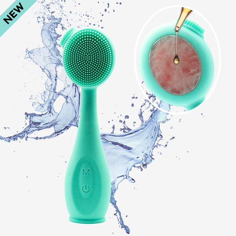 Rose Quartz Ultrasonic Cleansing Wand With Warmfusion Technology